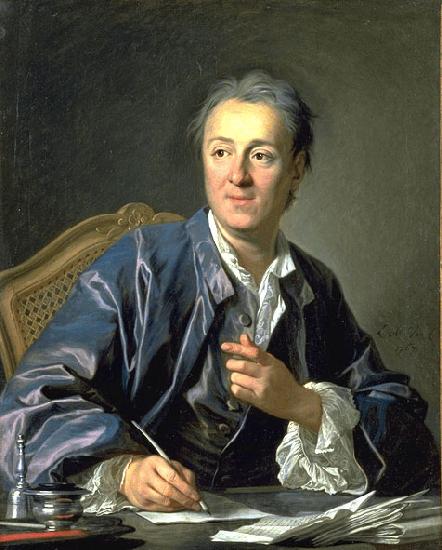 unknow artist Portrait of Denis Diderot Norge oil painting art
